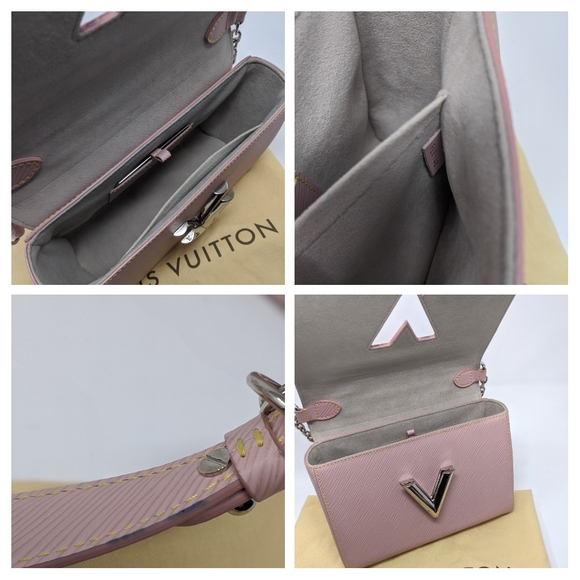 🎉HPx2🎉Louis Vuitton Pink Twist MM Rose Ballerine - Picture 3 of 10